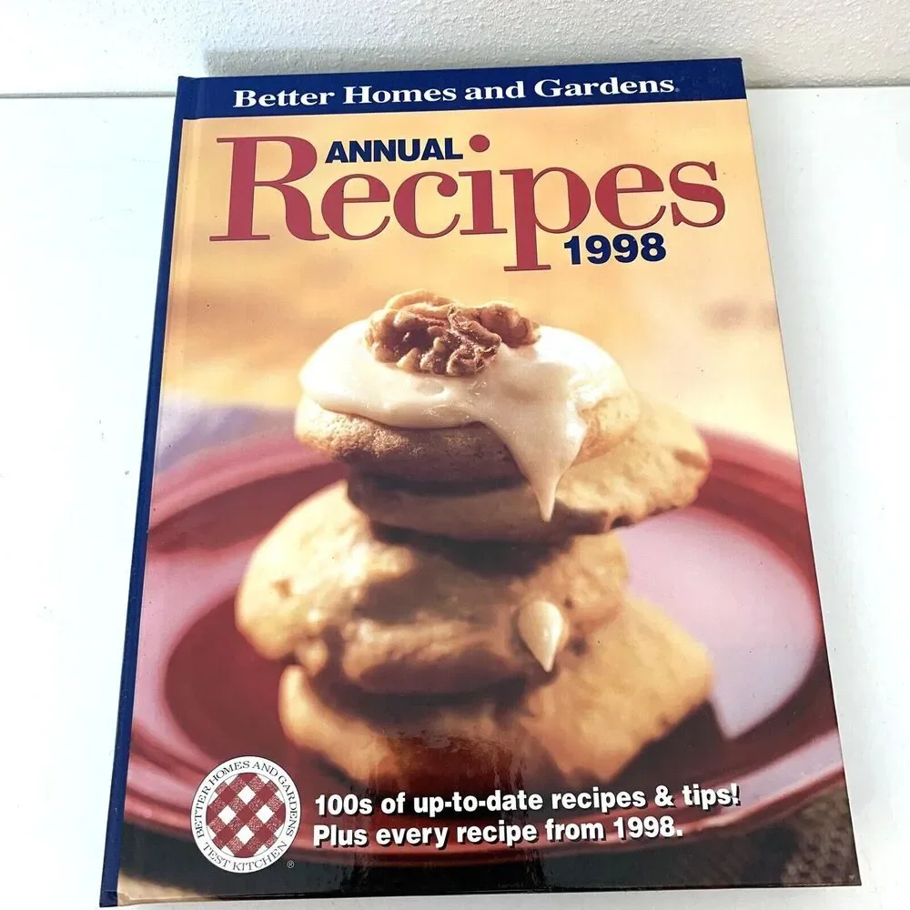 Lot of 5 Better Homes and Gardens Cookbooks 1998-2000 Annual Collections & More